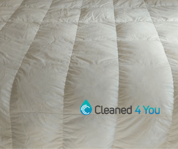 Duvets professionally cleaned